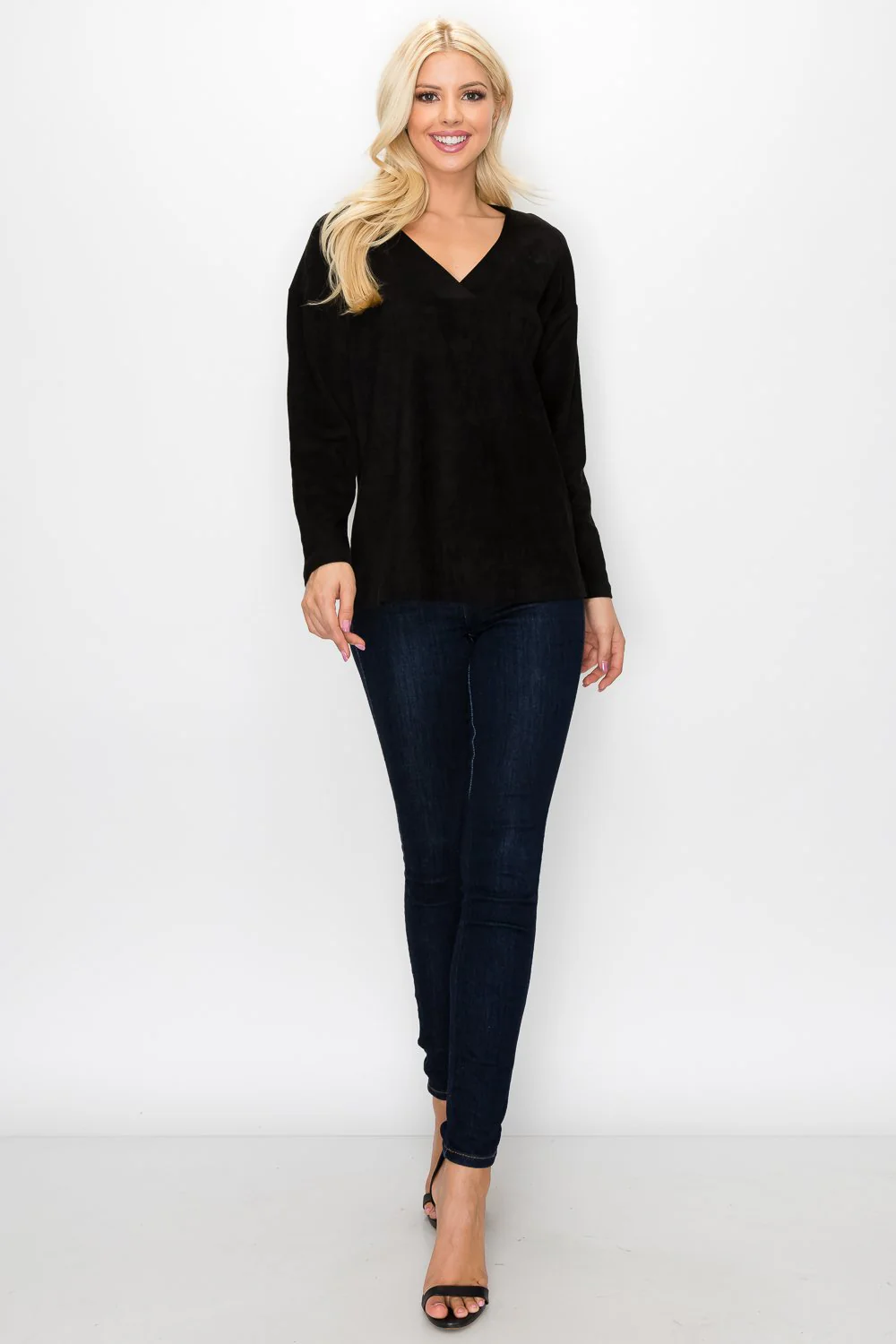 Andrea Stretch Suede Top - Image 17