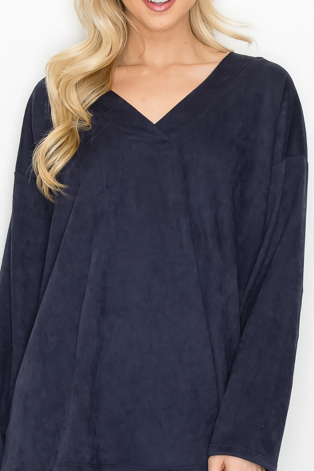 Andrea Stretch Suede Top - Image 22