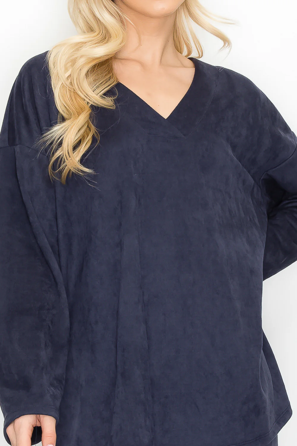 Andrea Stretch Suede Top - Image 24