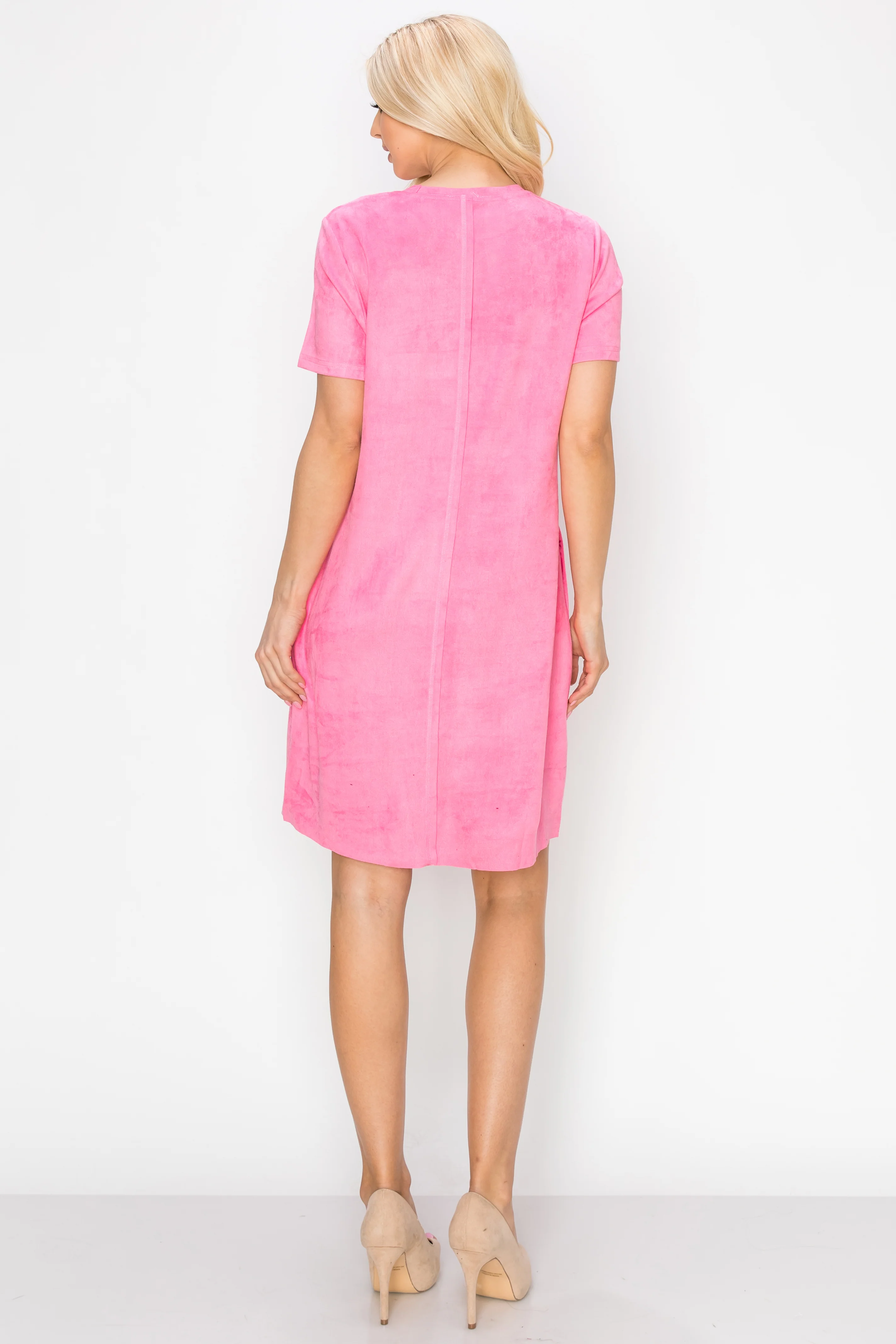 Audrey Suede Round Neck with Pockets - Image 20