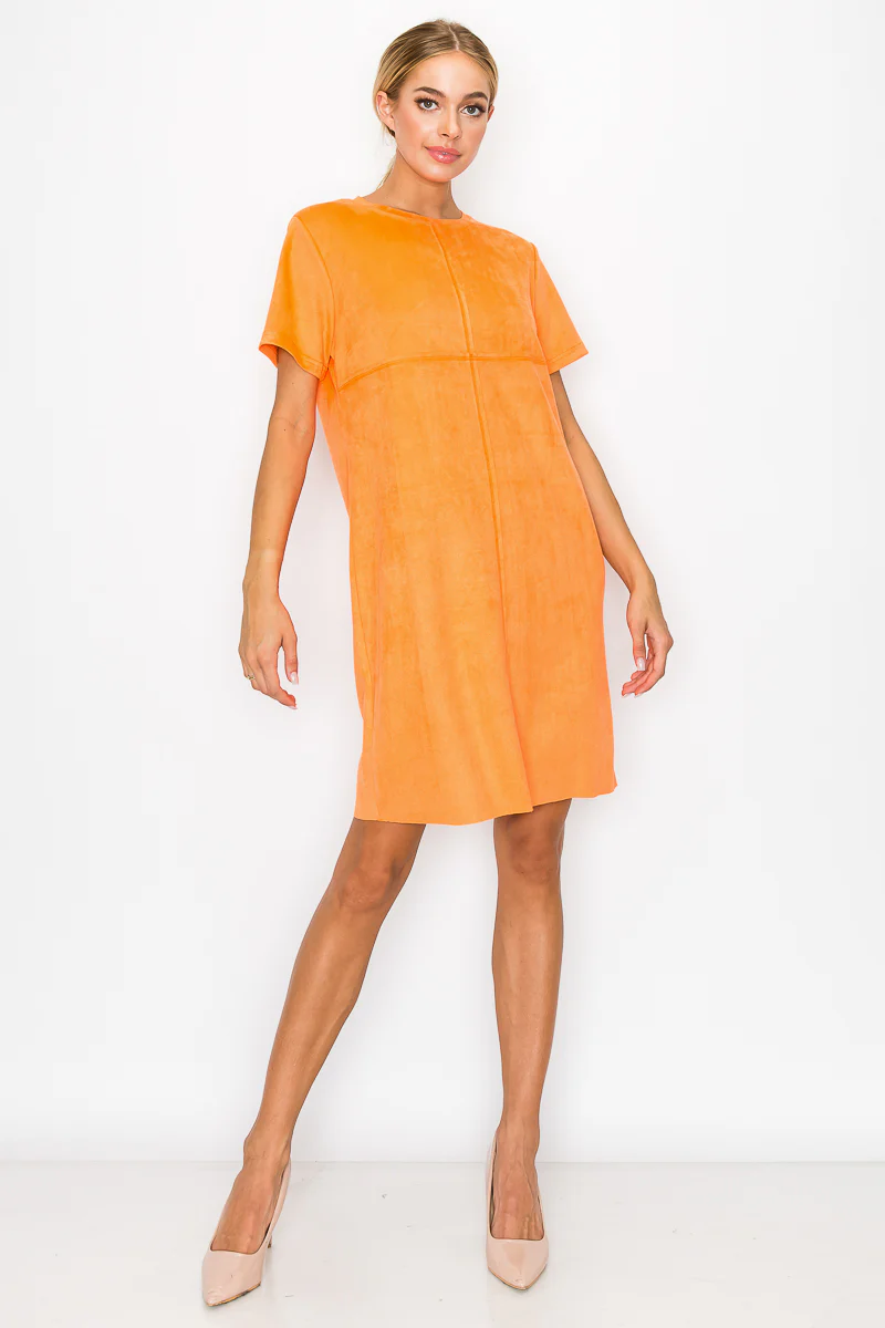 Audrey Suede Round Neck with Pockets - Image 24
