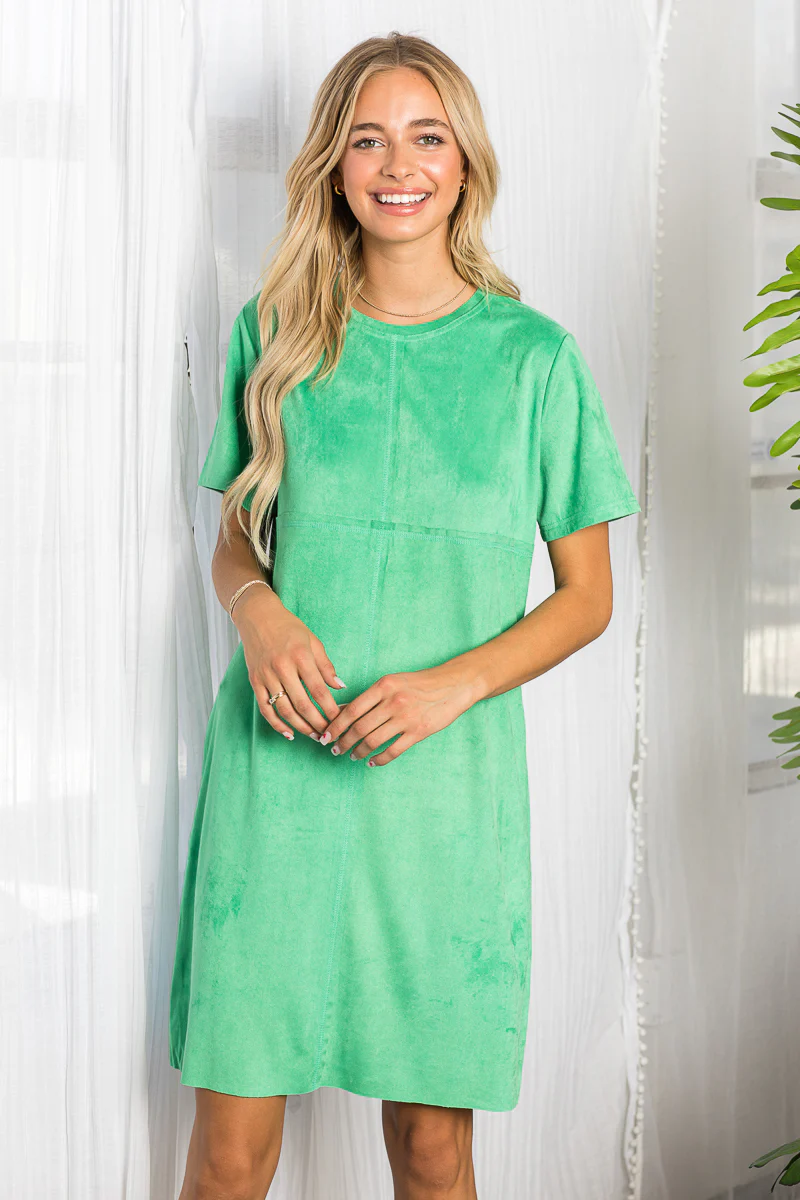Audrey Suede Round Neck with Pockets - Image 25