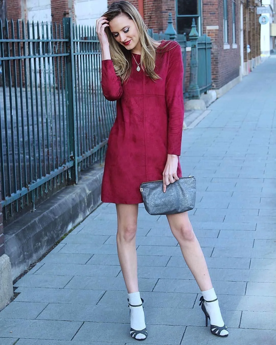 Aurora Suede Round Neck with NO Pockets - Image 18