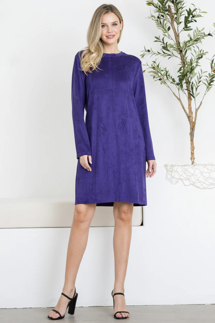 Aurora Suede Round Neck with NO Pockets - Image 39