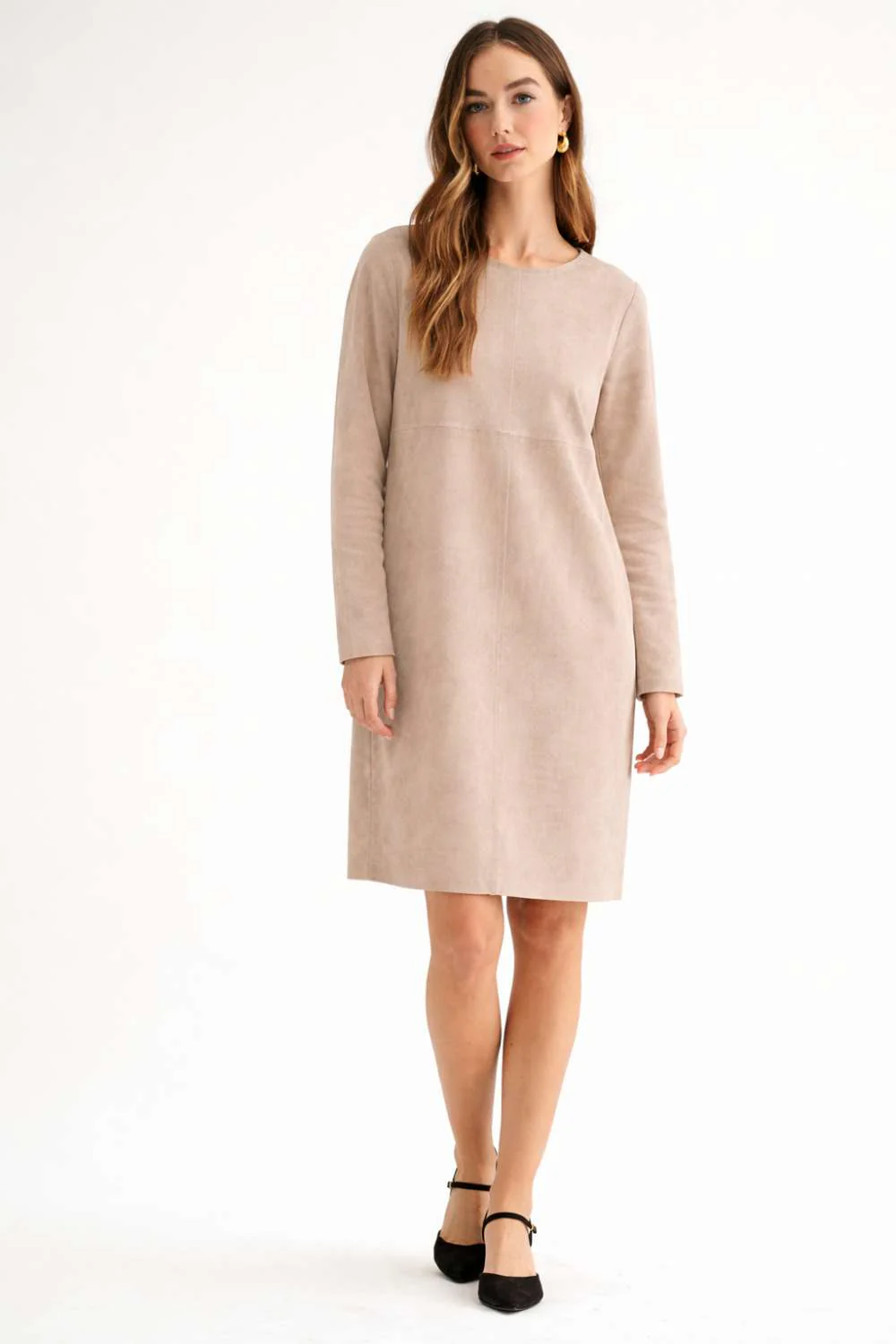 Aurora Suede Round Neck with NO Pockets - Image 7