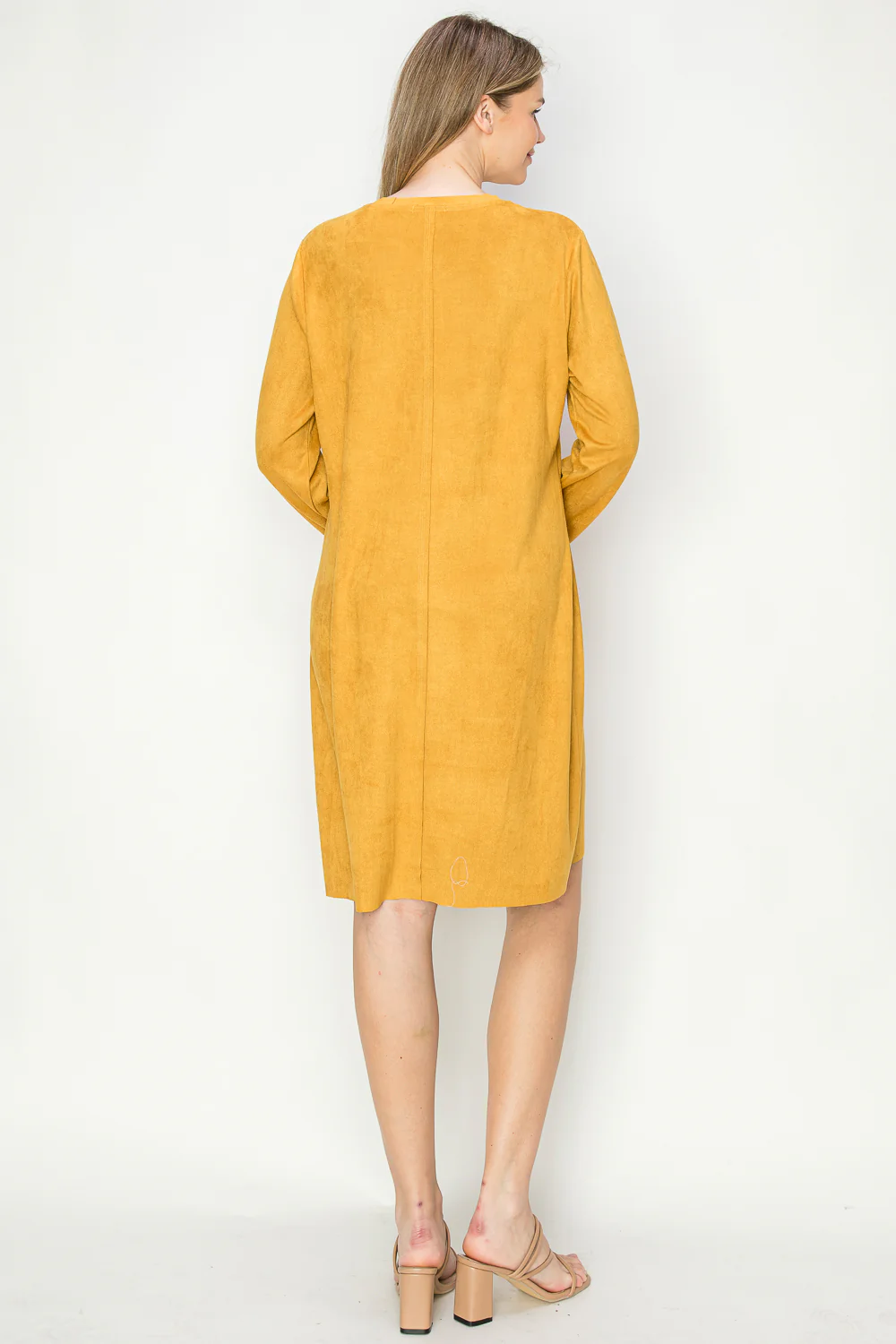 Aurora Suede Round Neck with NO Pockets - Image 34