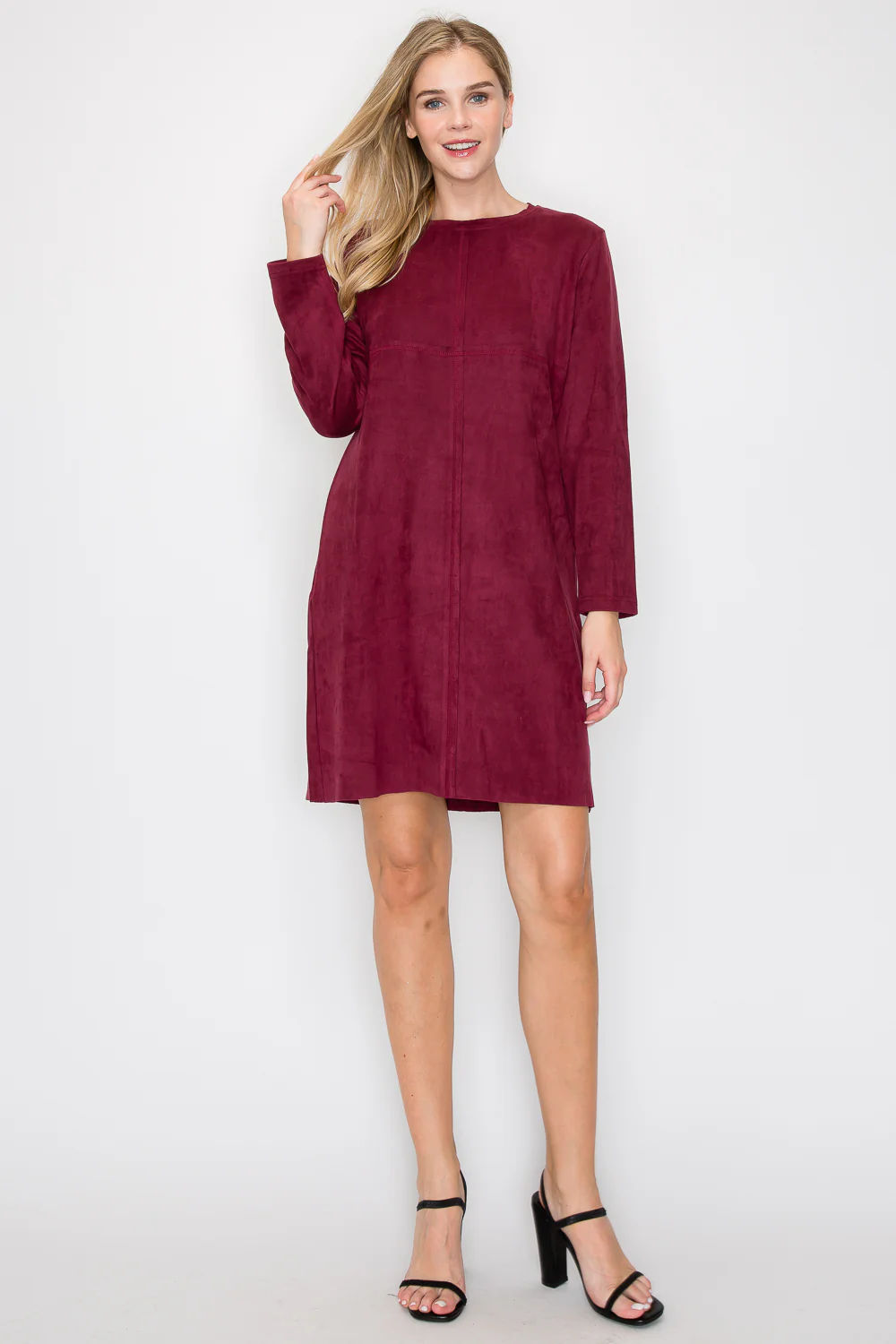 Aurora Suede Round Neck with NO Pockets - Image 16
