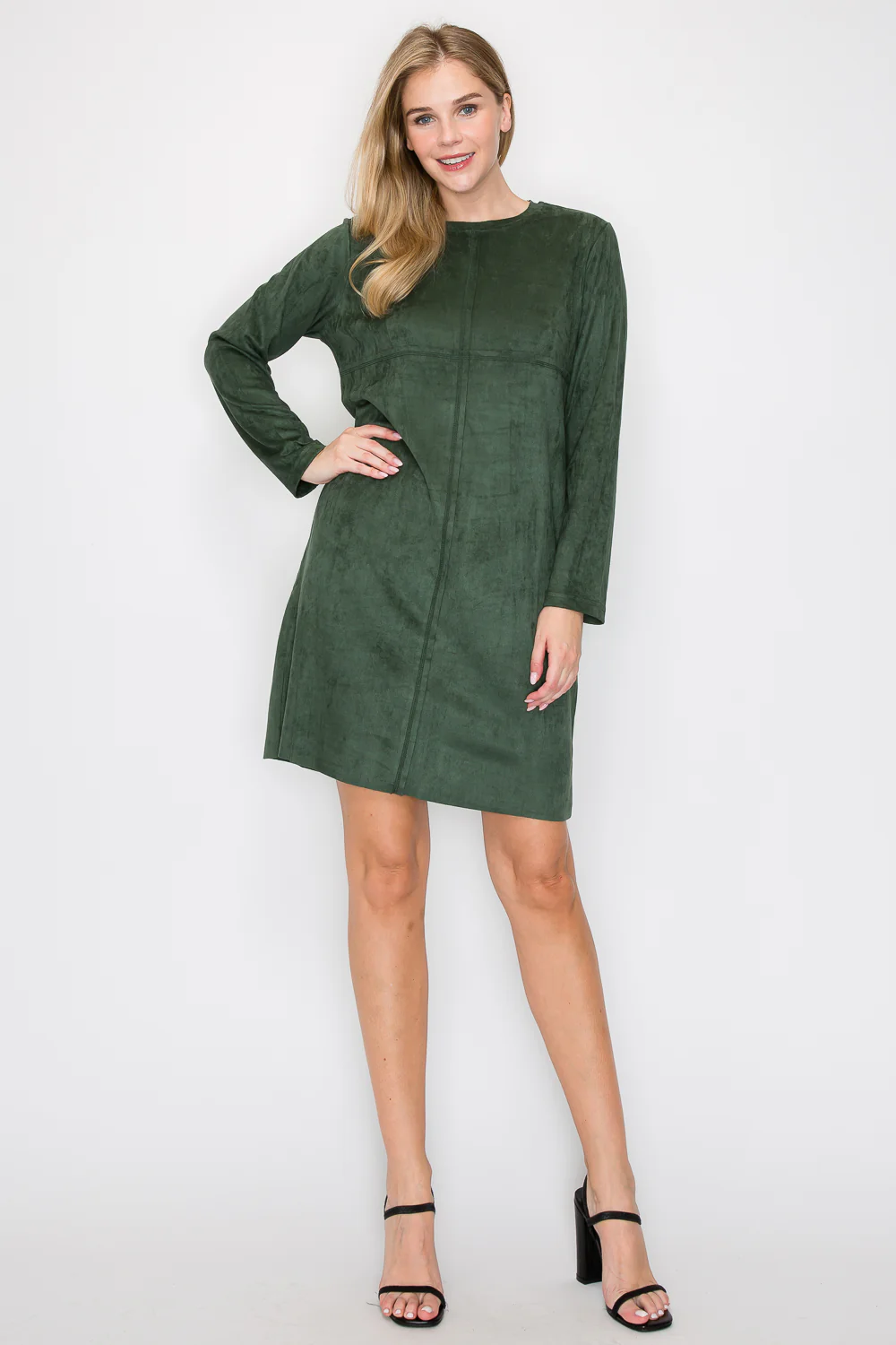 Aurora Suede Round Neck with NO Pockets - Image 28