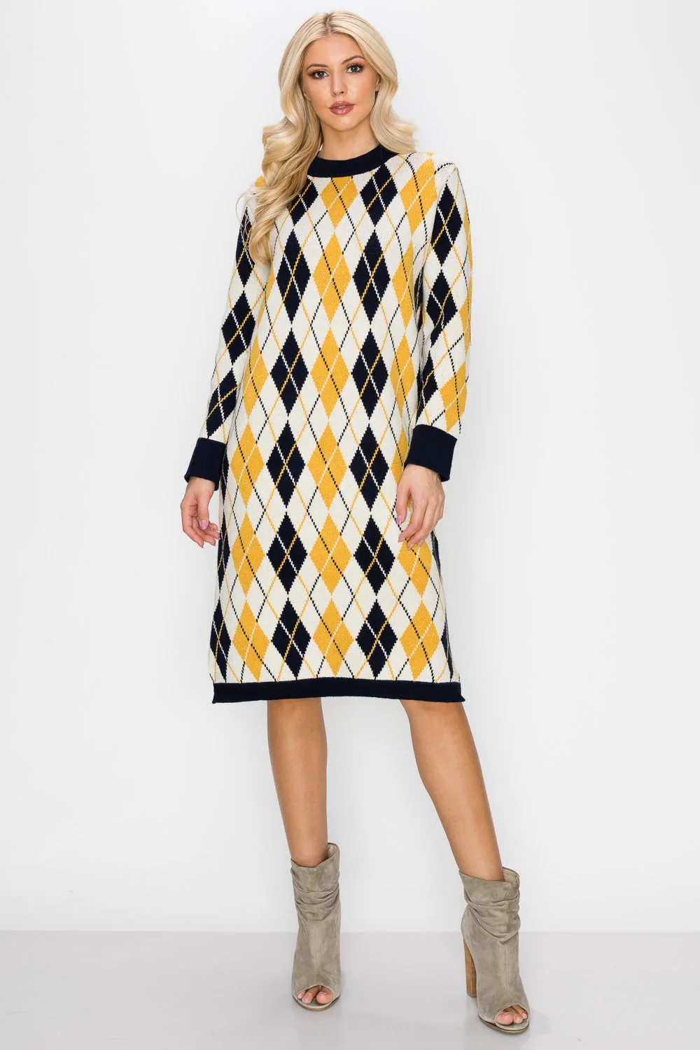Santanna Knitted Sweater Dress - Image 5